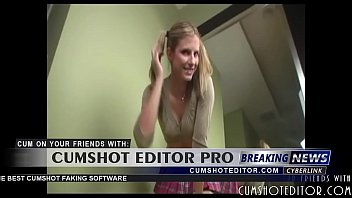 Blonde teen draining cock pov