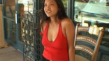 Interracial sex with big tittied slut