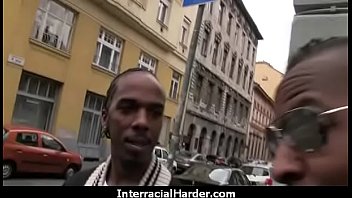 Girl takes huge black dong 4