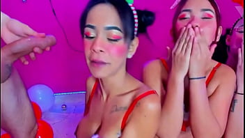 Mygod rough throat fucking of these girls dressed in christmas