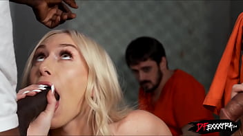 When your husband is in jail well then you have to visit him of course but when you see two black guys with massive dicks in the same cell well