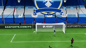 Gaulao mostrando como colocar a mão na bola com vontade