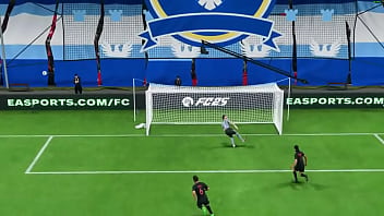 Gaulao mostrando como colocar a mão na bola com vontade