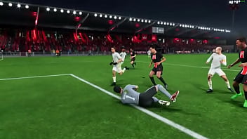 Gaulao mostrando como colocar a mão na bola com vontade