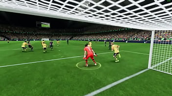 Gaulao mostrando como colocar a mão na bola com vontade