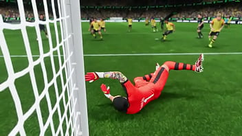 Gaulao mostrando como colocar a mão na bola com vontade