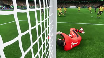 Gaulao mostrando como colocar a mão na bola com vontade