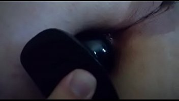 Big buttplug whore insertion