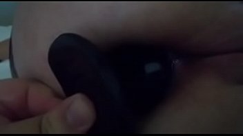 Big buttplug whore insertion