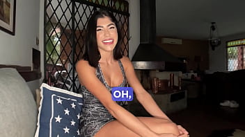 Busty brazilian teen’s deepthroat & rimjob debut