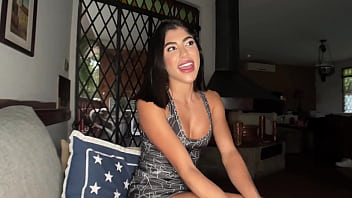 Busty brazilian teen’s deepthroat & rimjob debut