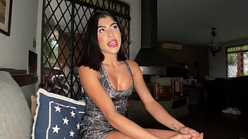 Busty brazilian teen’s deepthroat & rimjob debut