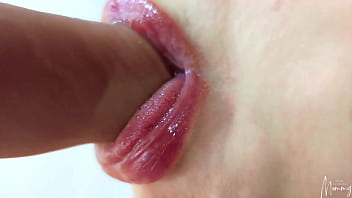 Licking your lollipop oral fetish dildo blowjob bimbo lips