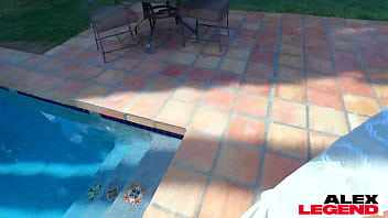 Sexy mature shay sights is left all covered after a raw session