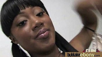 Busty Black Babe Bubble Bath Group Cocksuck 6 thumbnail