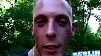 Couple banging in the woods