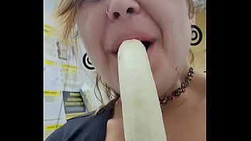 Kat Easily Swallows 10 Inch Banana thumbnail