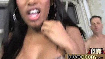 Dp group sex action with hot ebony slut 12