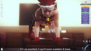 At the christmas night ciri get fucked hard