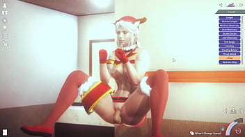 At the christmas night ciri get fucked hard
