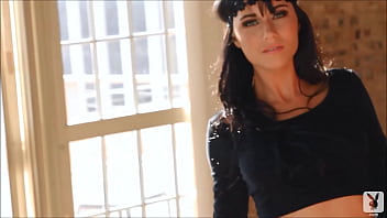 Dancing girl shows off her moves in a black thong