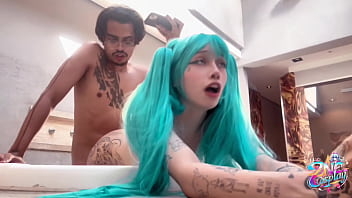 Zne cosplay pawg hatsune miku cosplay ft amberzinha & qrozne free cut