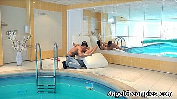 Graceful real euro student creampie