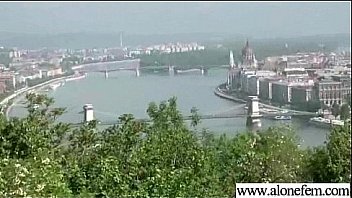 Amateur hot girl insert in holes all kind of toys clip 32