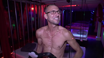 Behind the scene hot blonde and brunette get fucked in the swinger club