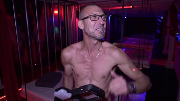 Behind the scene hot blonde and brunette get fucked in the swinger club