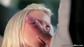 Beautiful blowjob from artistic babe