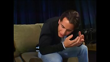 Hot brunette takes a facial cumshot after giving a wild blowjob