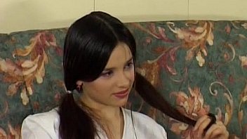 Russian teen dark haired beauty