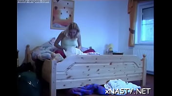 Mouthwatering blonde jessika was caught while she was masturbating