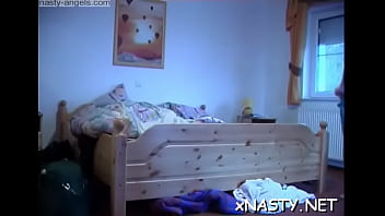 Mouthwatering blonde jessika was caught while she was masturbating