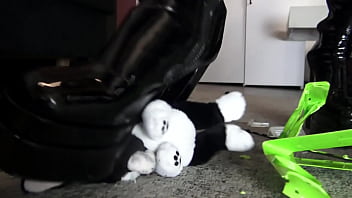 Booty bitch in a merciless mood for destruction