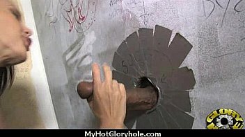 Super cute ebony at gloryhole 14