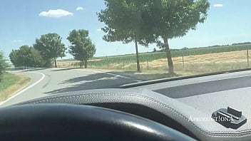 Golden shower pissing through the window and washing my new car with pee