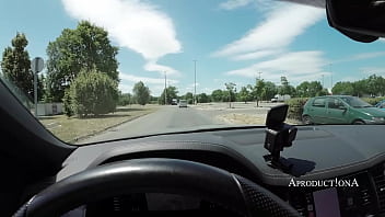 Golden shower pissing through the window and washing my new car with pee