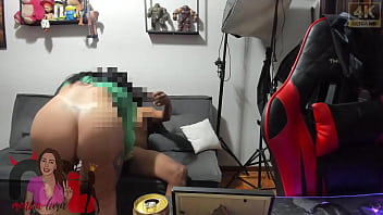 Convidei Um Negão Para Vir Em Casa Na Ausência Do Corno Fiquei No Celular Com O Boi Enquanto Tinha Minha Buceta E Meu Cu Fodidos Fiquei Com A Cara Melada De Porra thumbnail