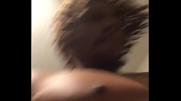 Black woman pounded from back