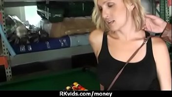 Sexy exhibitionist gfs are paid cash for some public fucking 7