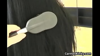 Kinky school teacher carmen play weird