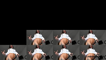 Nylon ass worship and hairy pussy tease and denial