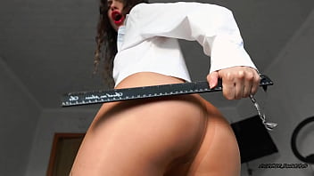 Nylon ass worship and hairy pussy tease and denial