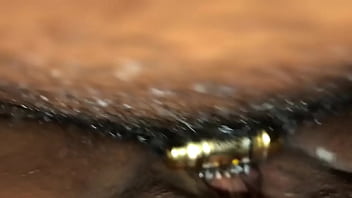 Bbc pounding tight creamy pussy with cock ring