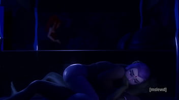 Raven fuck beast boy teen titans gotica culona