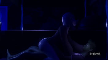 Raven fuck beast boy teen titans gotica culona