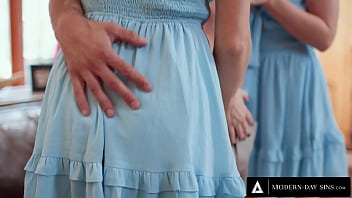 Naughty wife plans steamy threesome with her lookalike