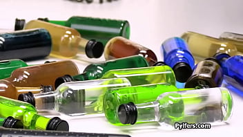 Surprise threesome for the mall cop with two slutty asians